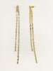 LONG BAGUETTE CRYSTALS EARRINGS