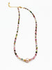 PEARL AND TOURMALINE NECKLACE