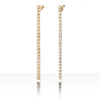 TENNIS MORGANITE EARRING