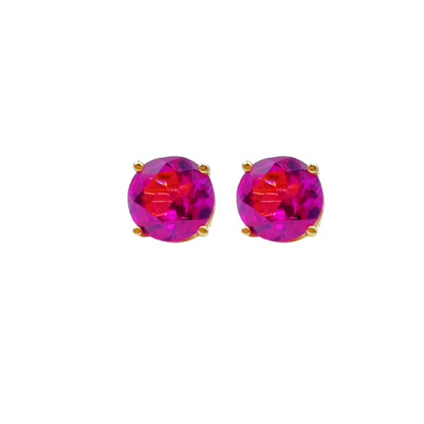 RHODOLITE STUDS