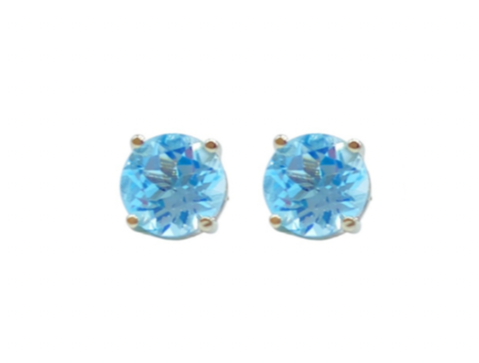 AQUAMARINE STUDS