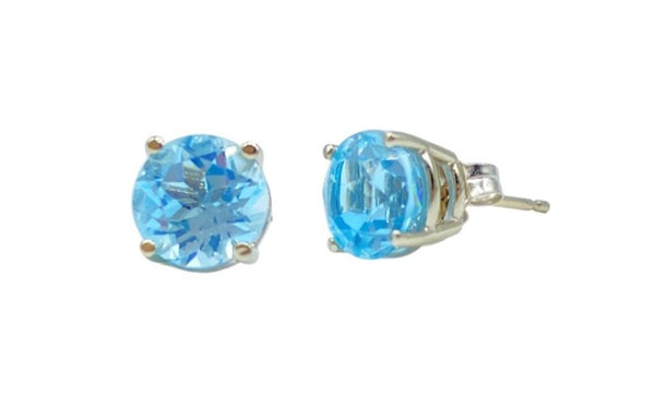 AQUAMARINE STUDS