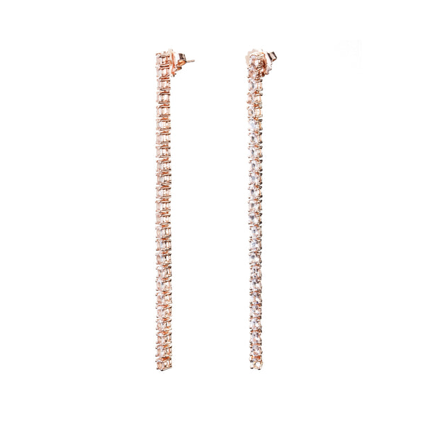 MORGANITE TENNIS EARRING