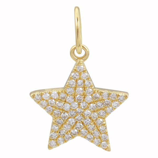 PAVE DIAMOND STAR CHARM