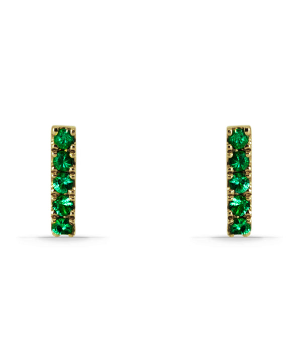EMERALD MINI BAR STUD