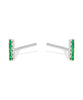 EMERALD MINI BAR STUD