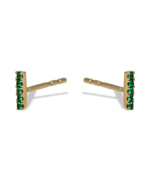 EMERALD MINI BAR STUD