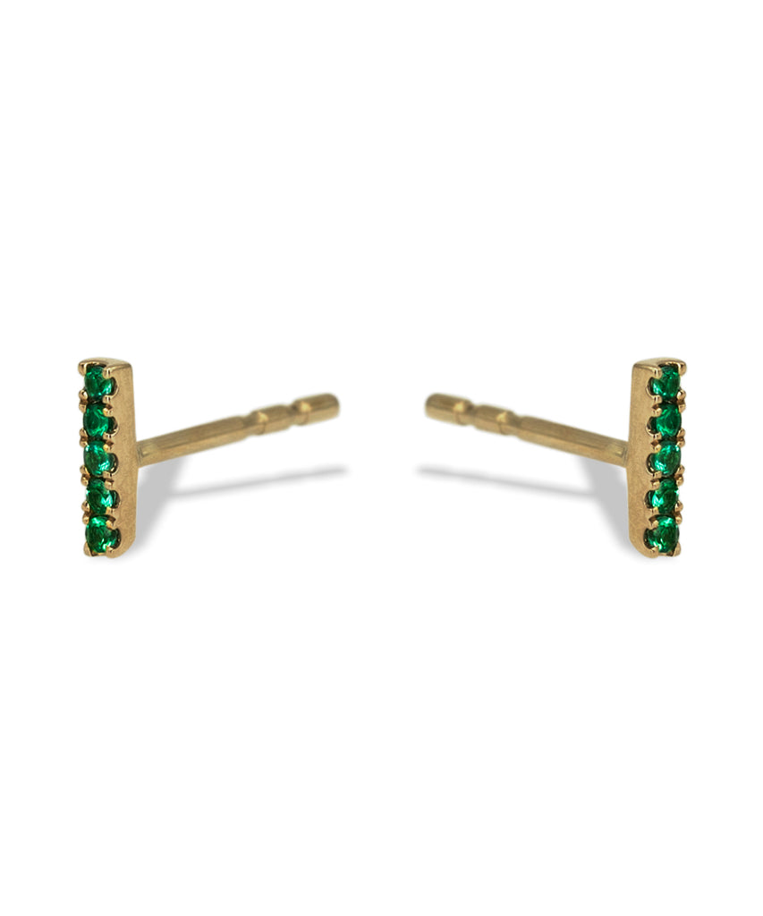 EMERALD MINI BAR STUD