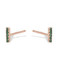 EMERALD MINI BAR STUD