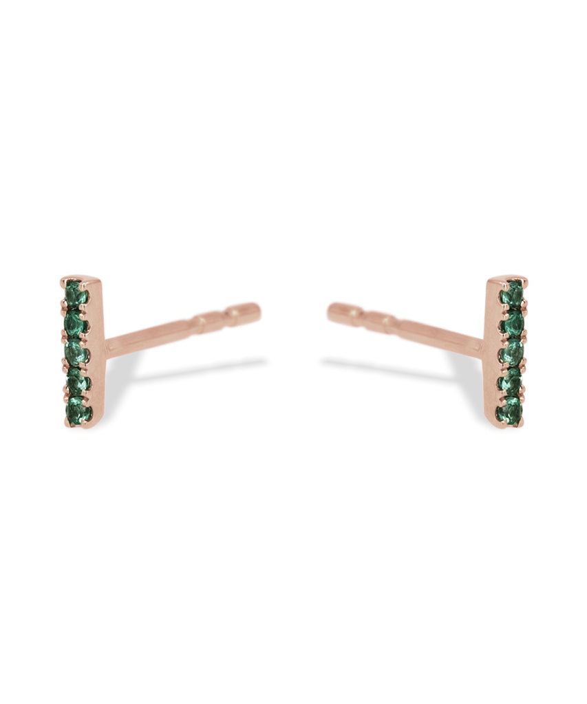 EMERALD MINI BAR STUD
