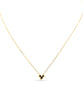 BLACK DIAMOND HEART NECKLACE