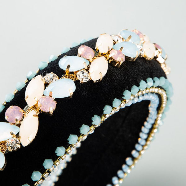 VELVET and CRYSTALS HEADBAND